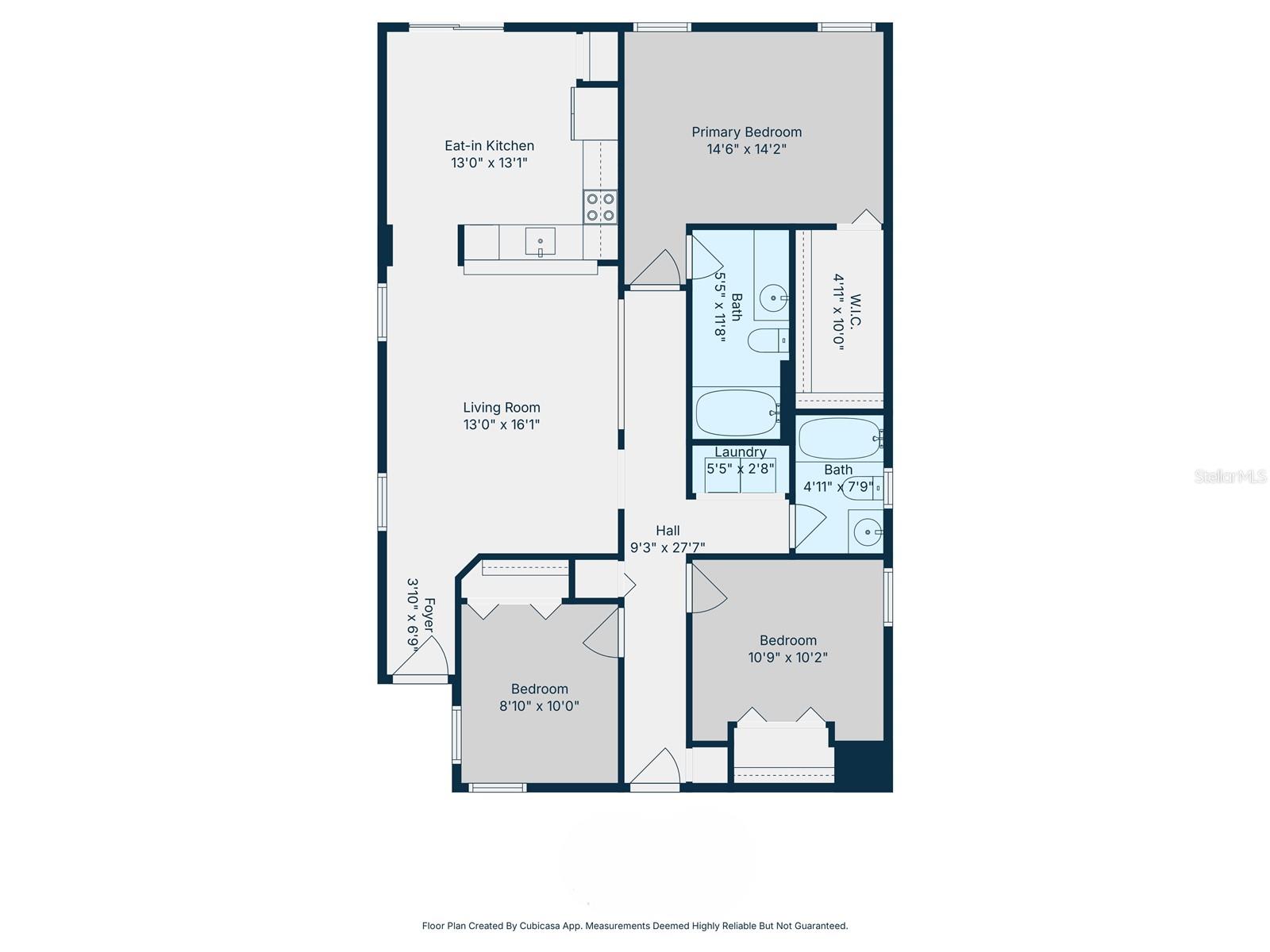 Generalized Living Area Internal Floor Plan