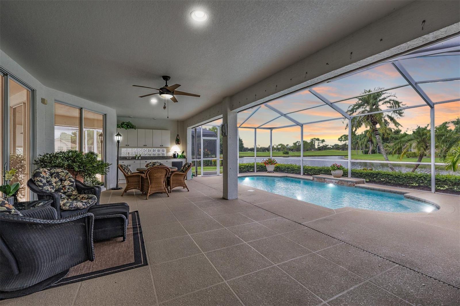 Get used to this view and sparkling pool, you deserve it!