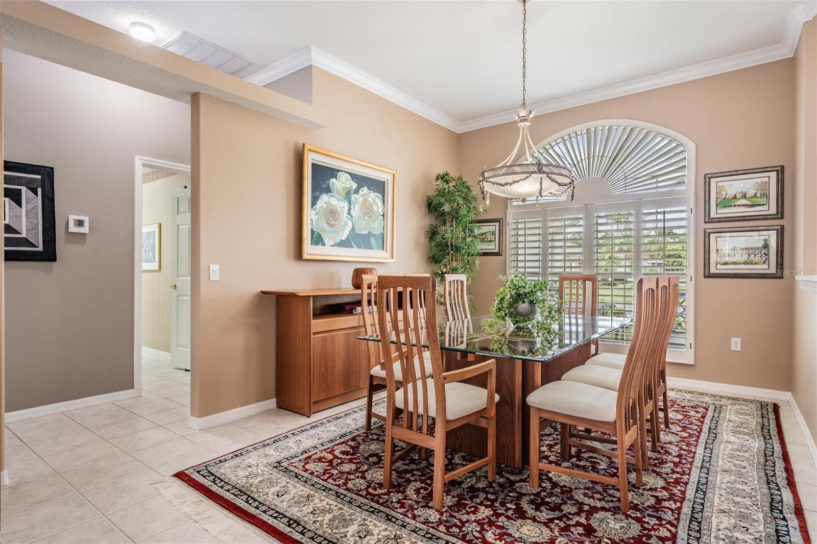 Arched window is a great addition
