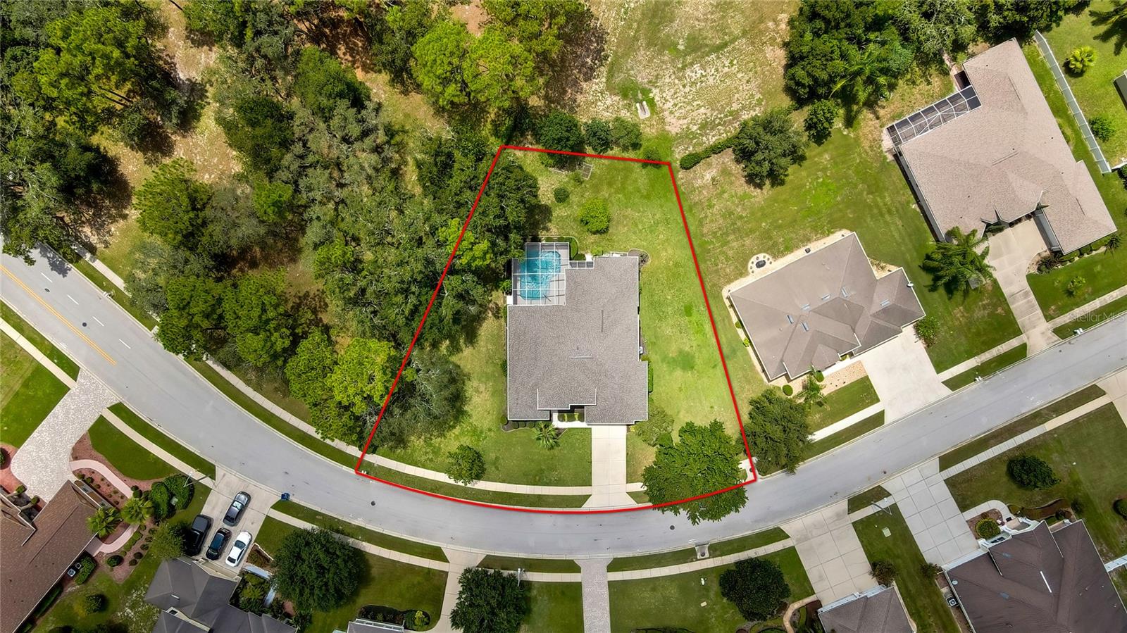 over a 1.3 of an acre