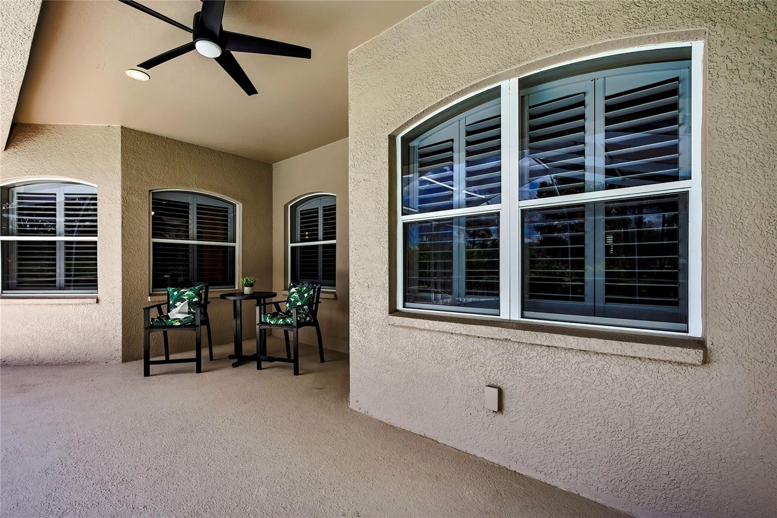Covered patio