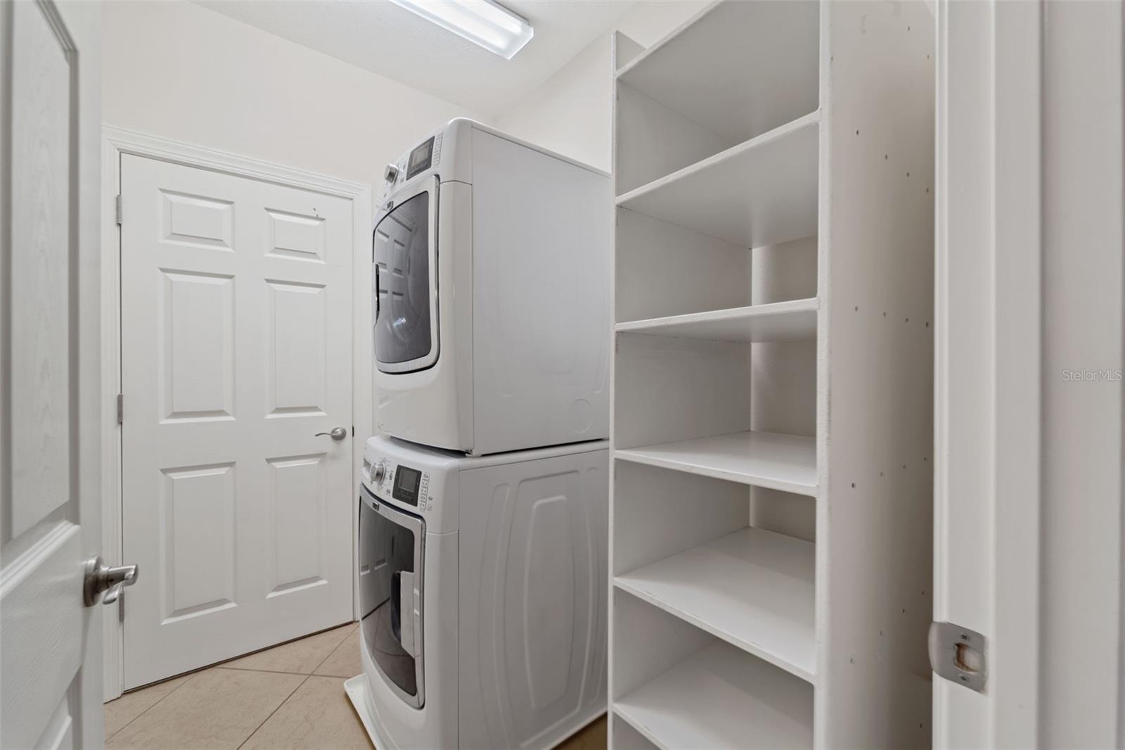 Upstairs laundry room