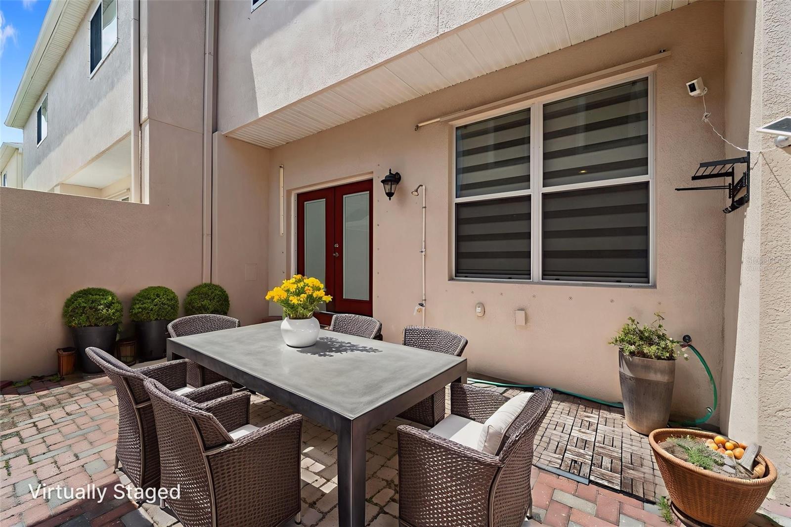Patio Virtually Staged