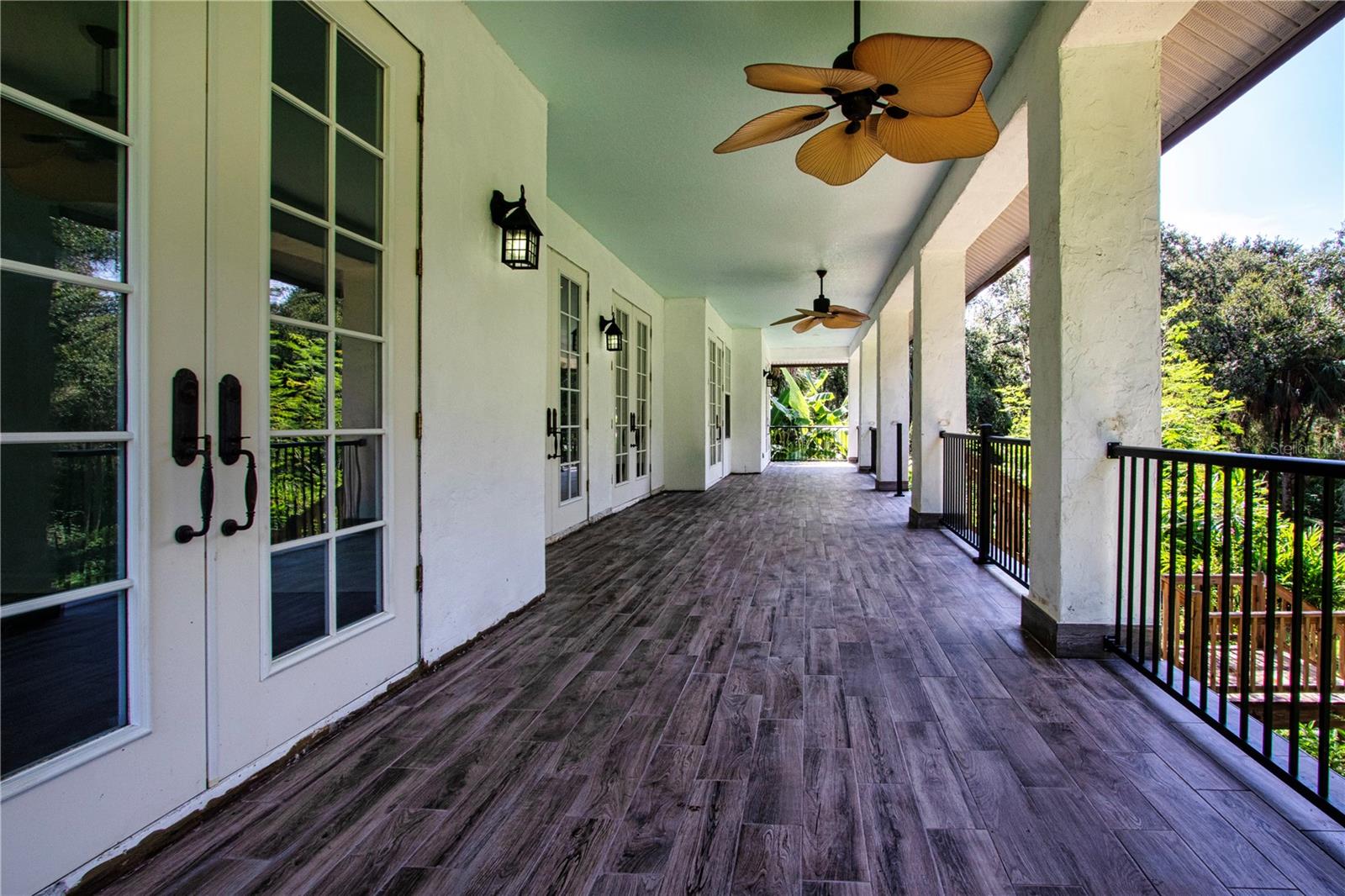 FRENCH DOORS TO THE BALCONY