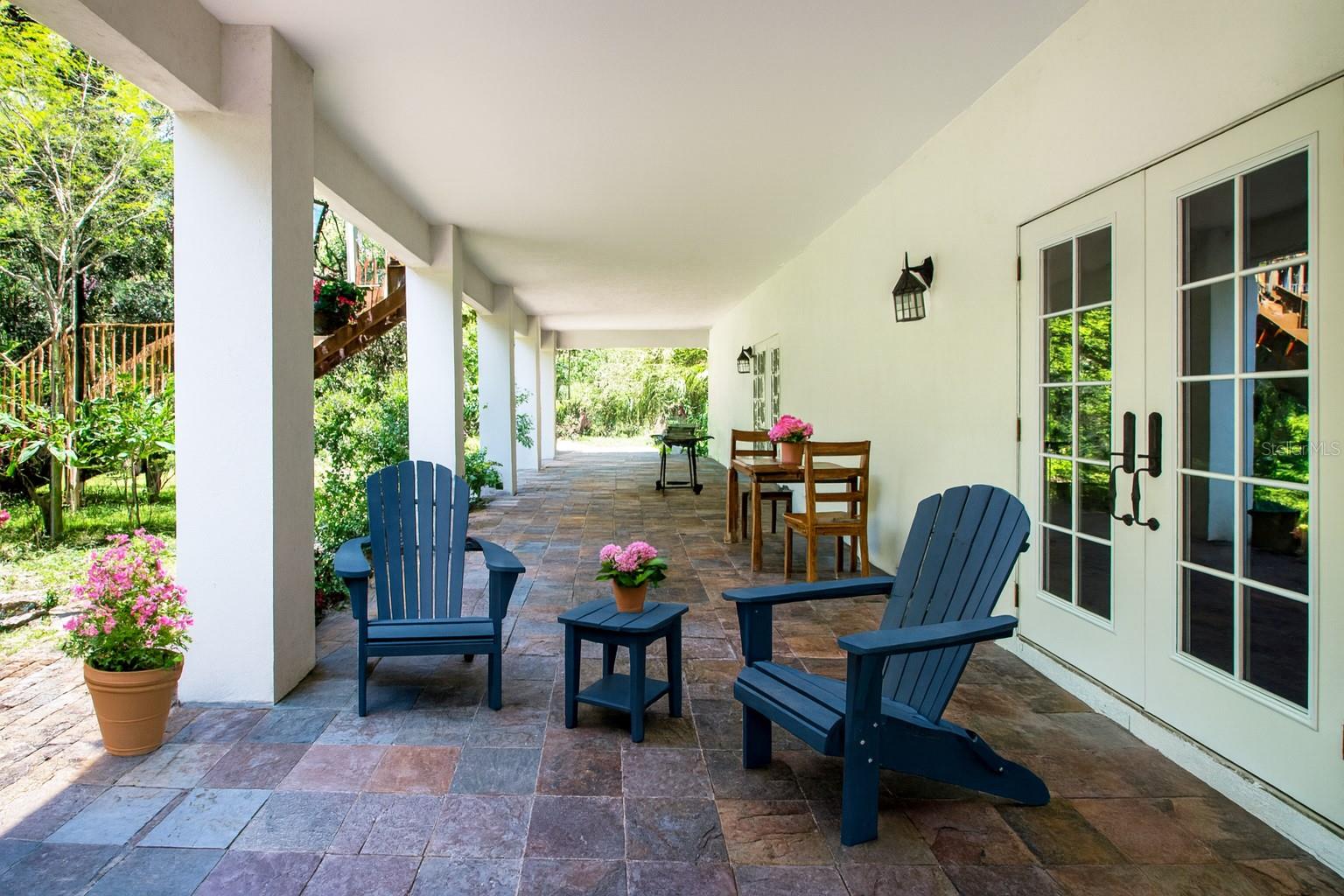 FRENCH DOORD LEADS TO THE PATIO