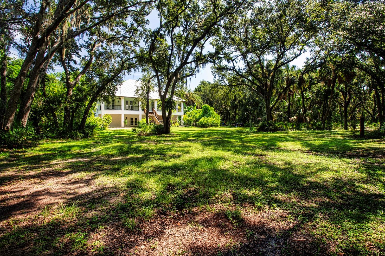 VIEW OF THE BACK OF THE HOUSE FROM THE SHED