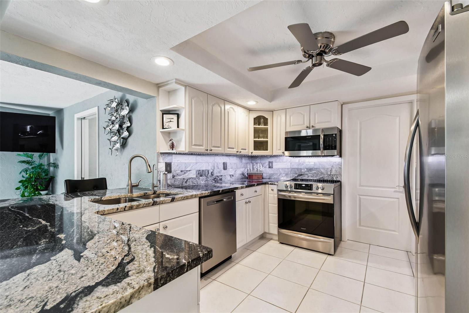 Newer stainless steel appliances