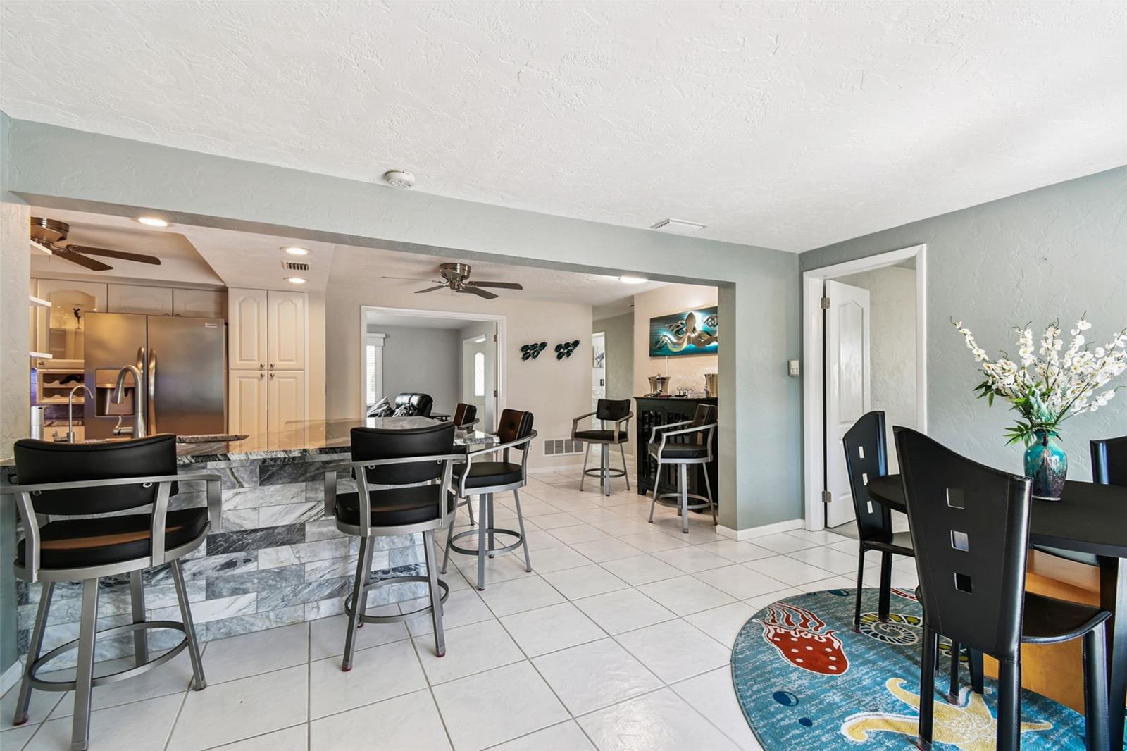 View of the family room, bonus room, dining room, or combo room. Lots of flexibility here!
