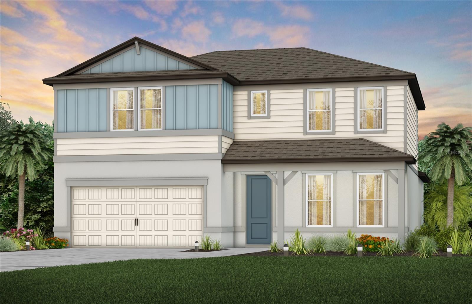 Exterior Rendering, Elevation  CO2