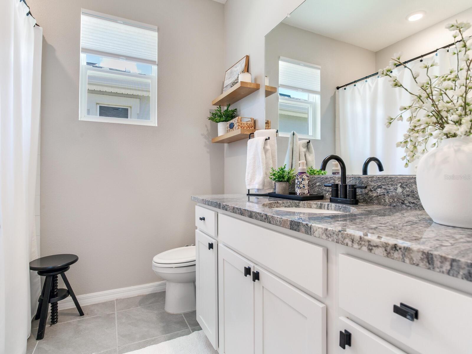 2nd bathroom with tub