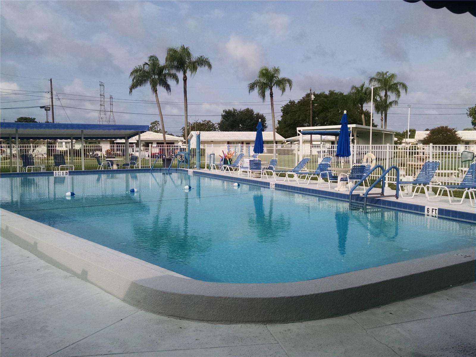 Relaxing/exercising in the beautiful crystal clear pool is always a great daily option.