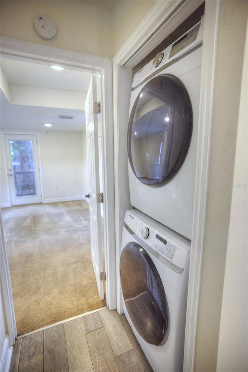 Laundry closet
