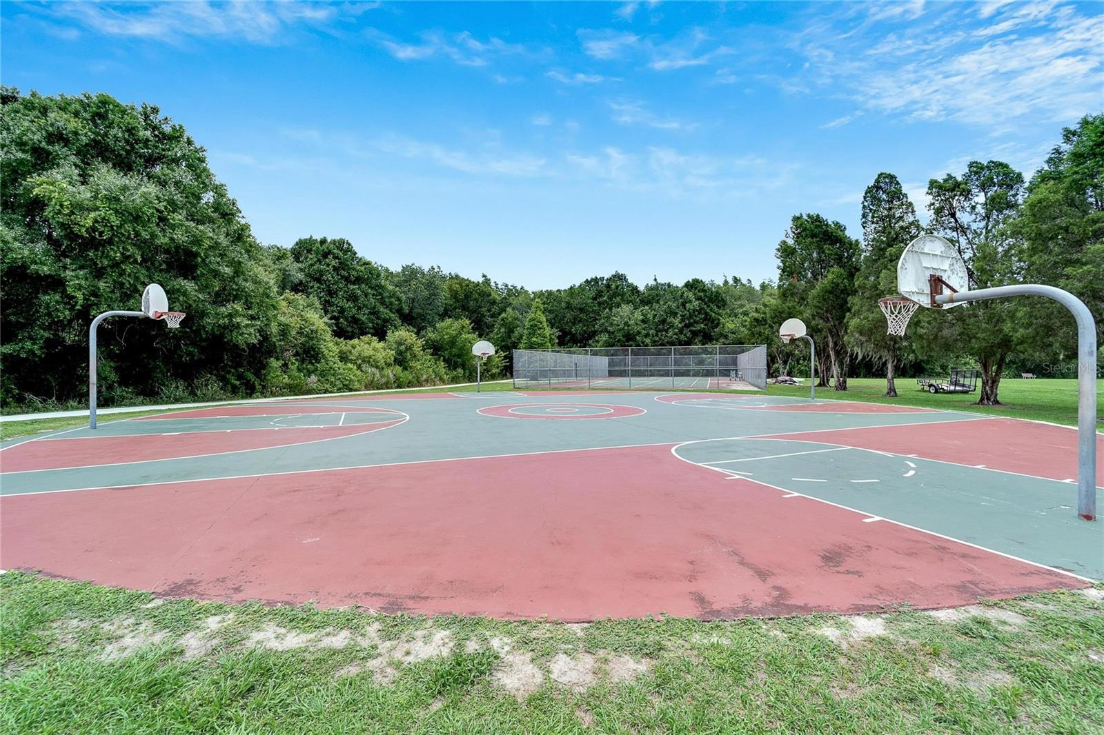 Basketball & Tennis courts