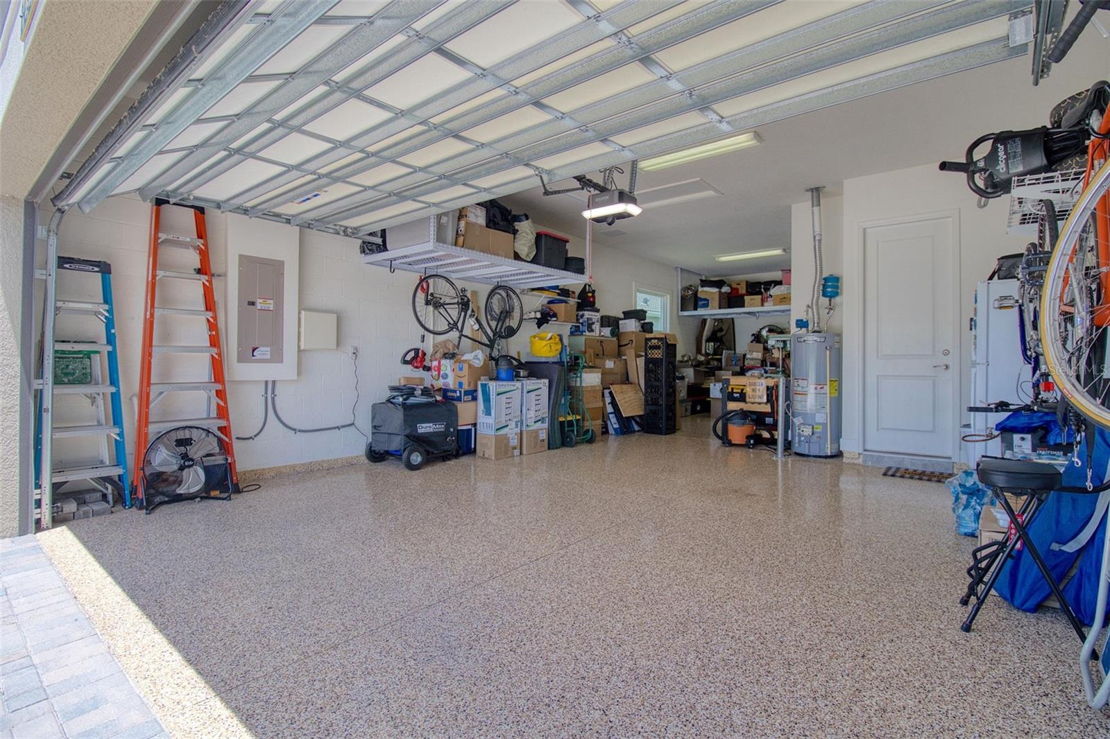 Many Extra-Large Built-In Shelves