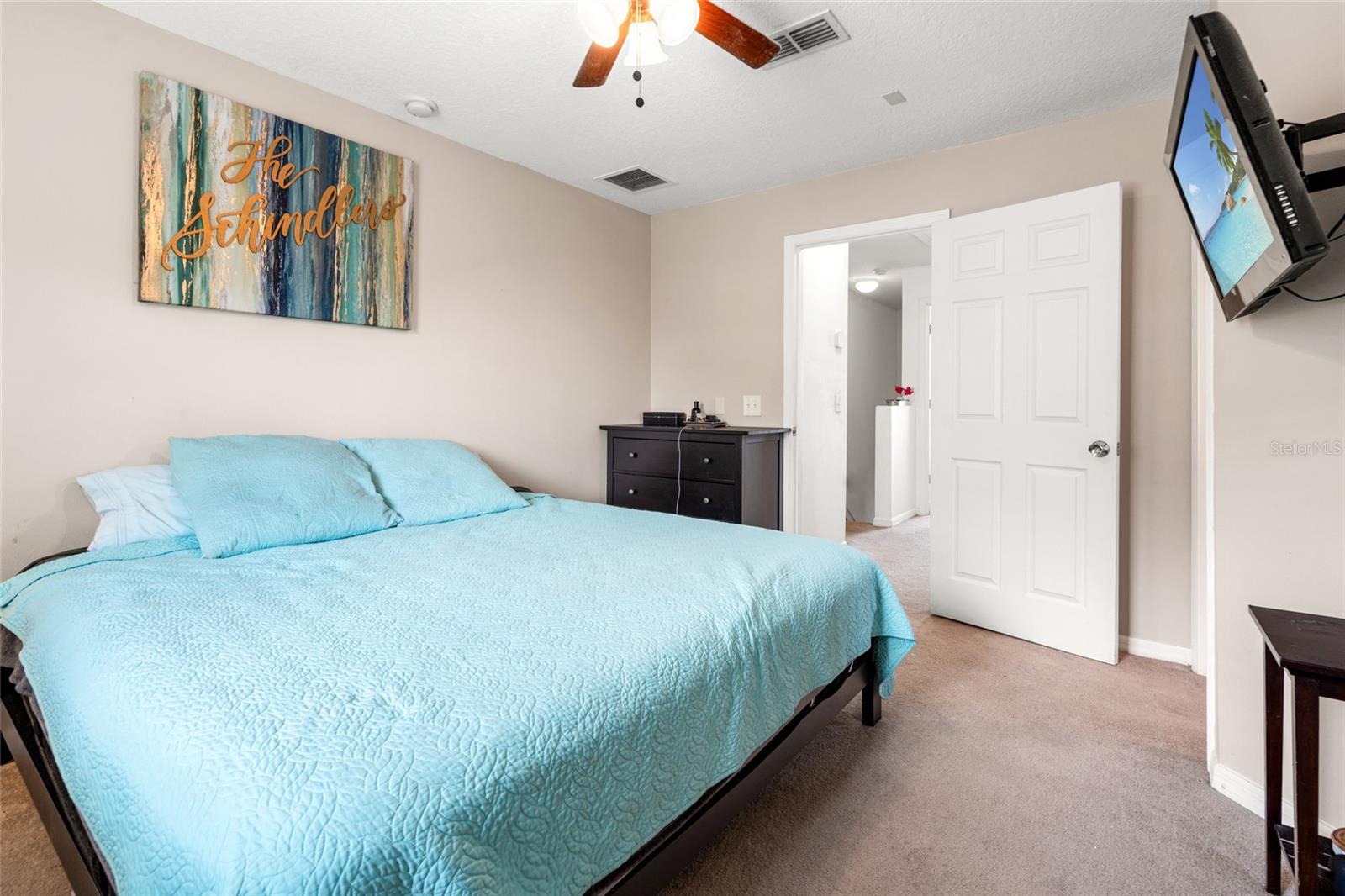 Primary Bedroom with Ensuite Bath Entrance