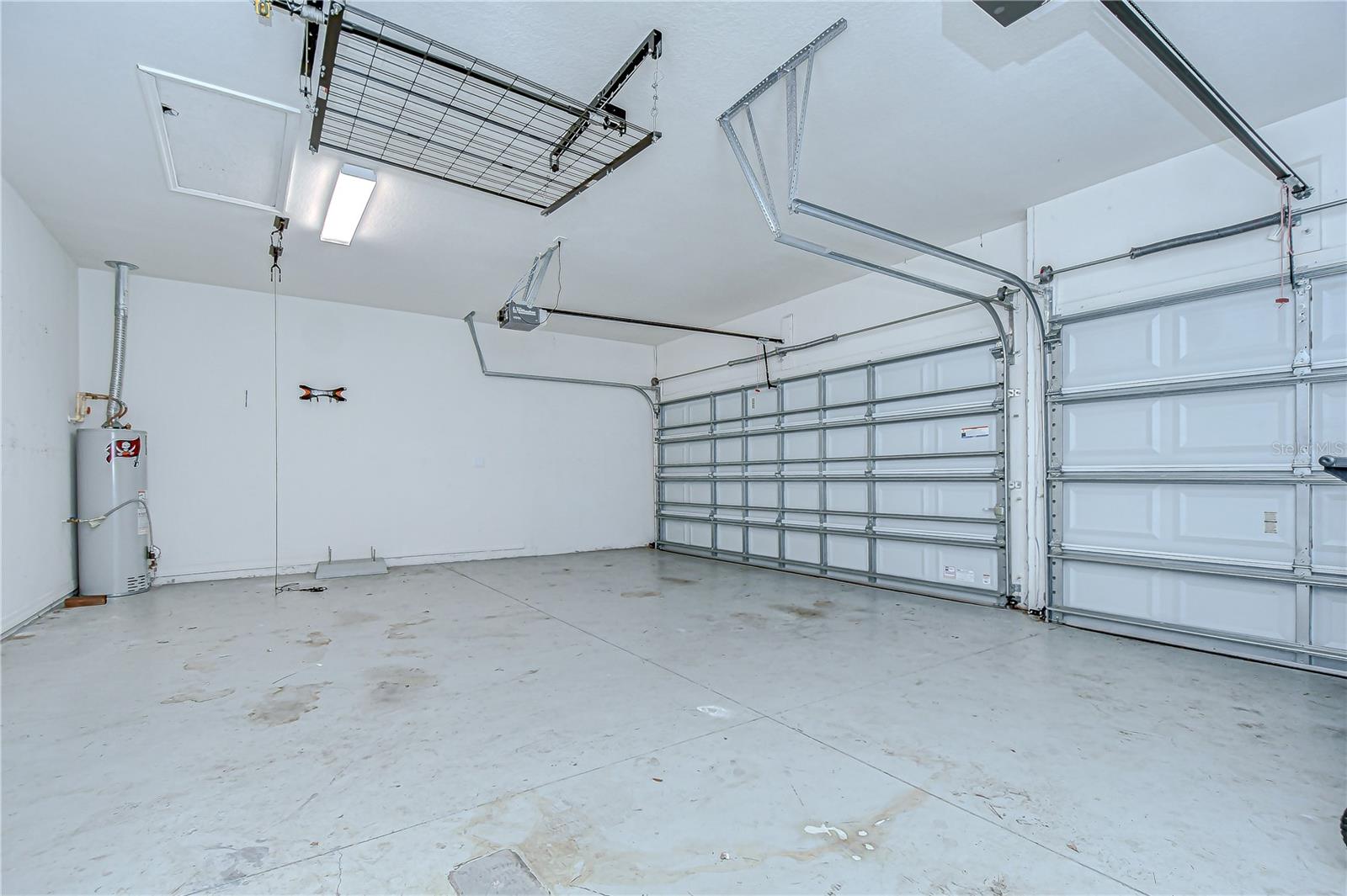 Spacious three car garage!