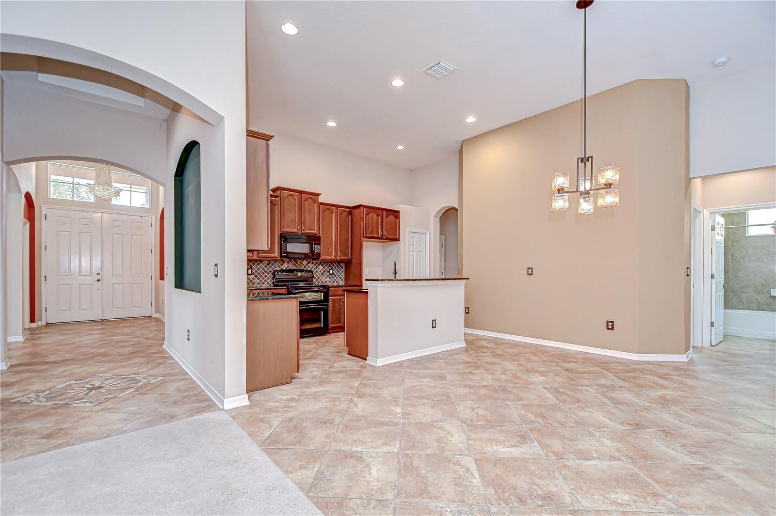 High ceilings!