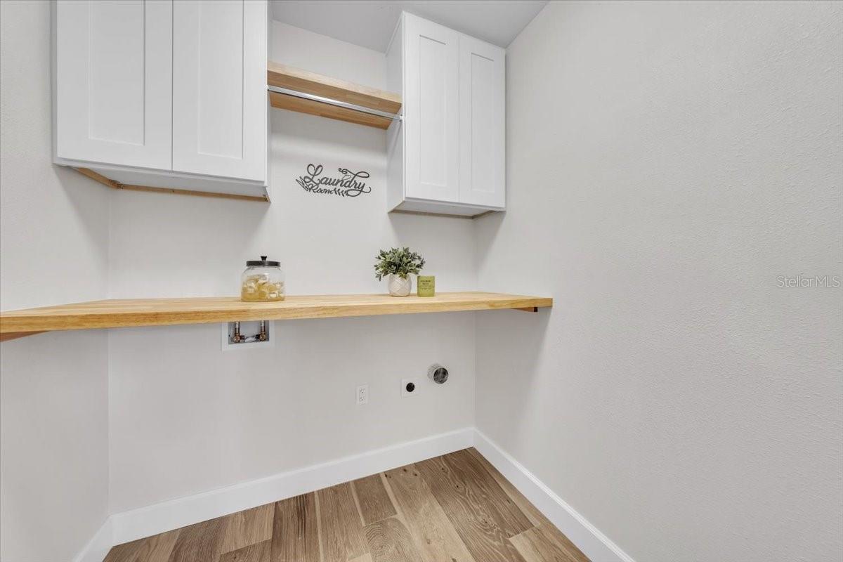 Upstairs laundry