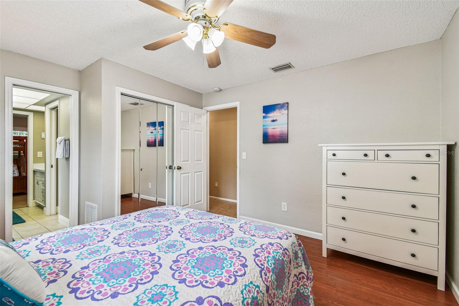 Bedroom 2 has a Jack and Jill Bathroom