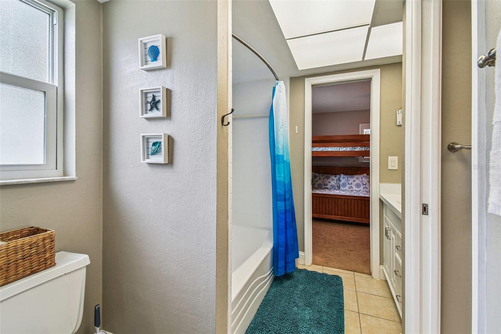 Spacious Jack and Jill Bathroom