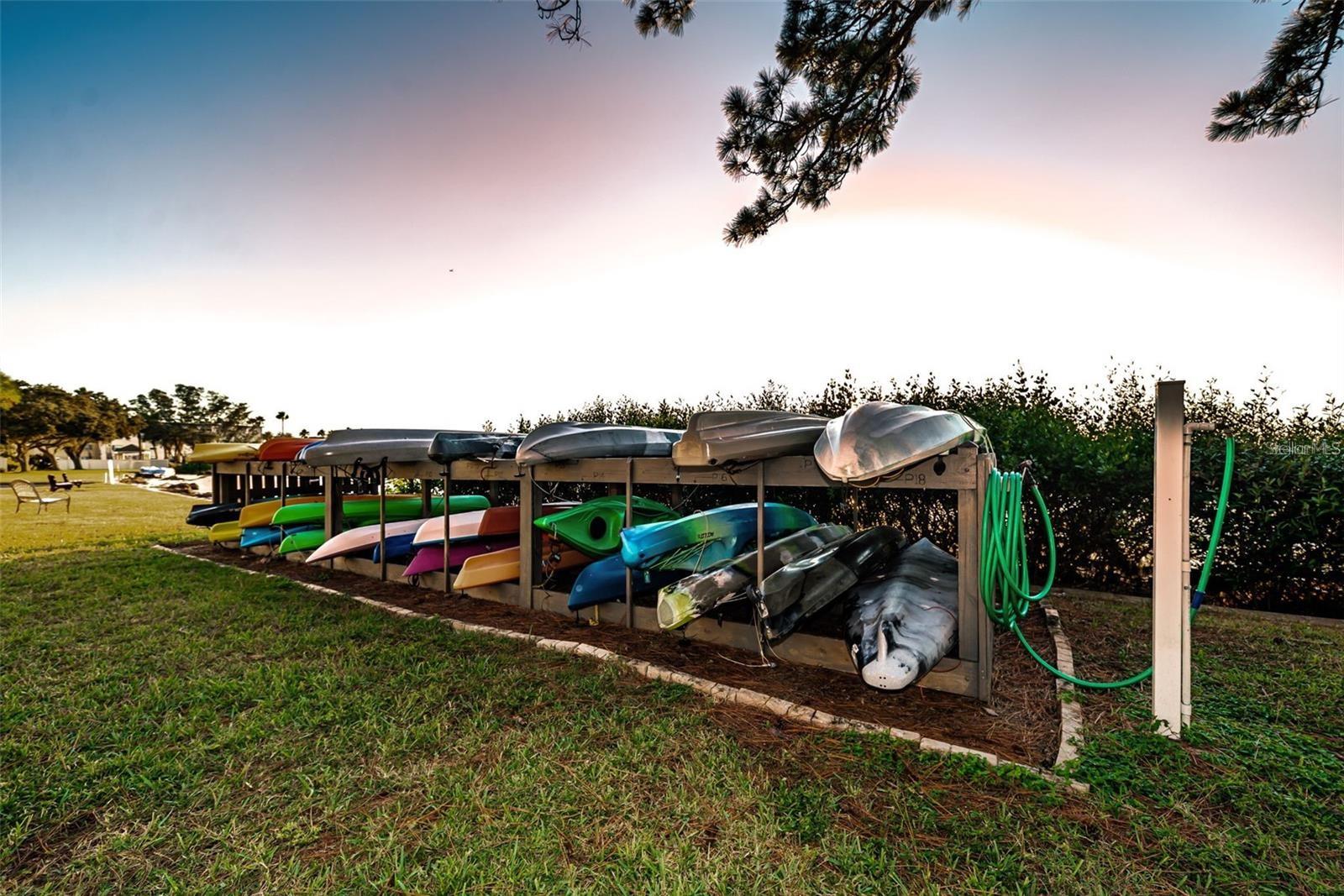 Kayak storage