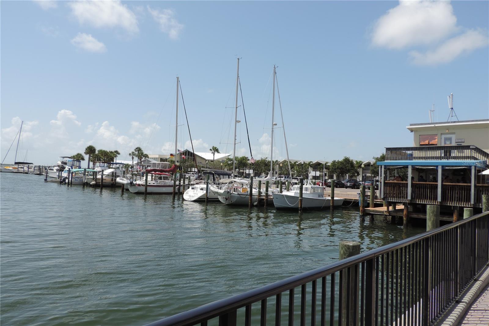 Cafe and market at the marina.