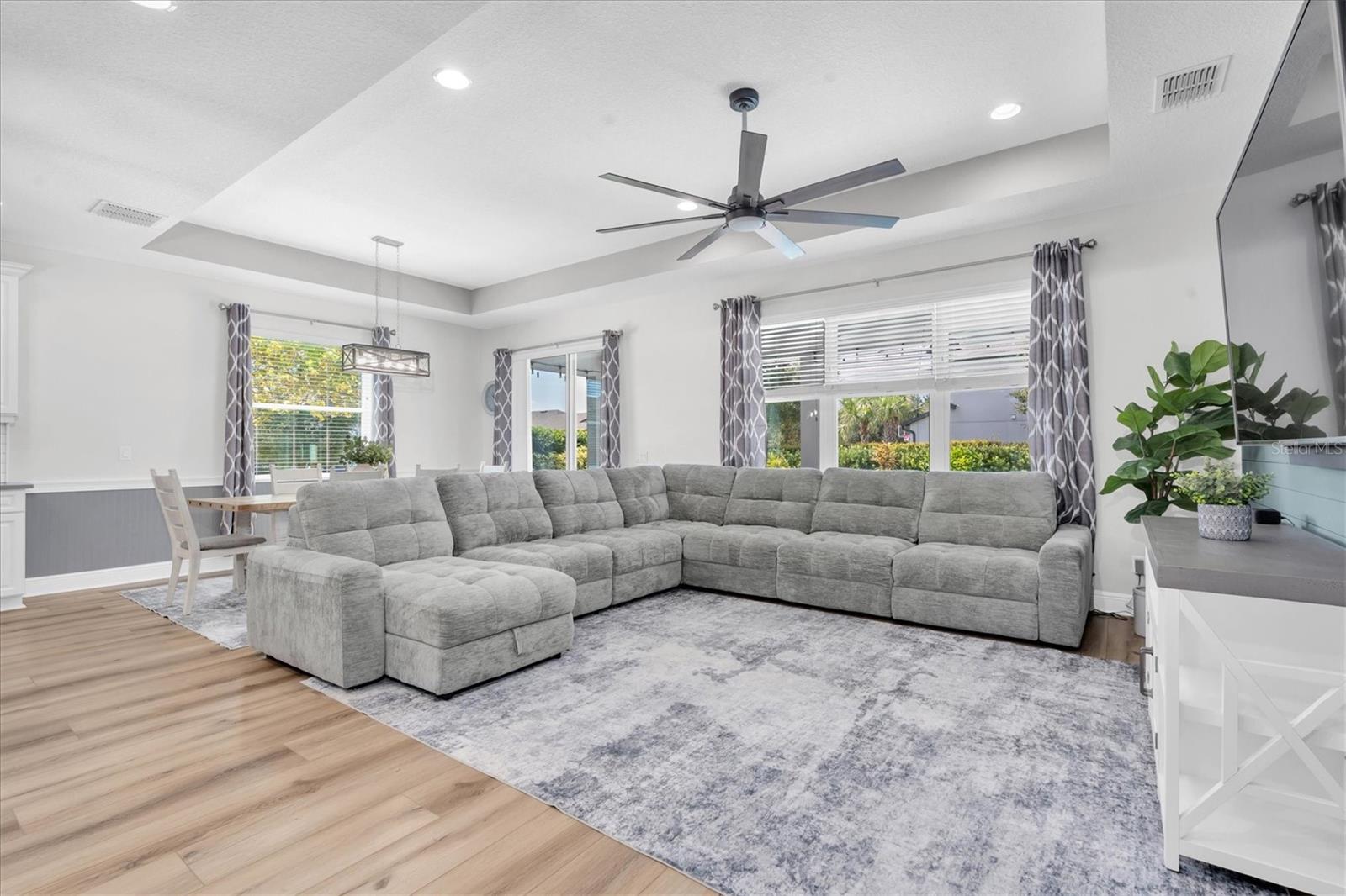 LIVING ROOM WITH ACCENT WALL