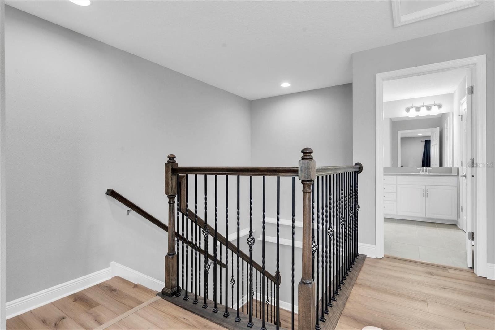 WROUGHT IRON STAIRCASE