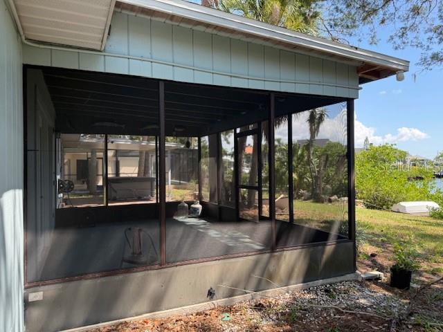 Screened lanai