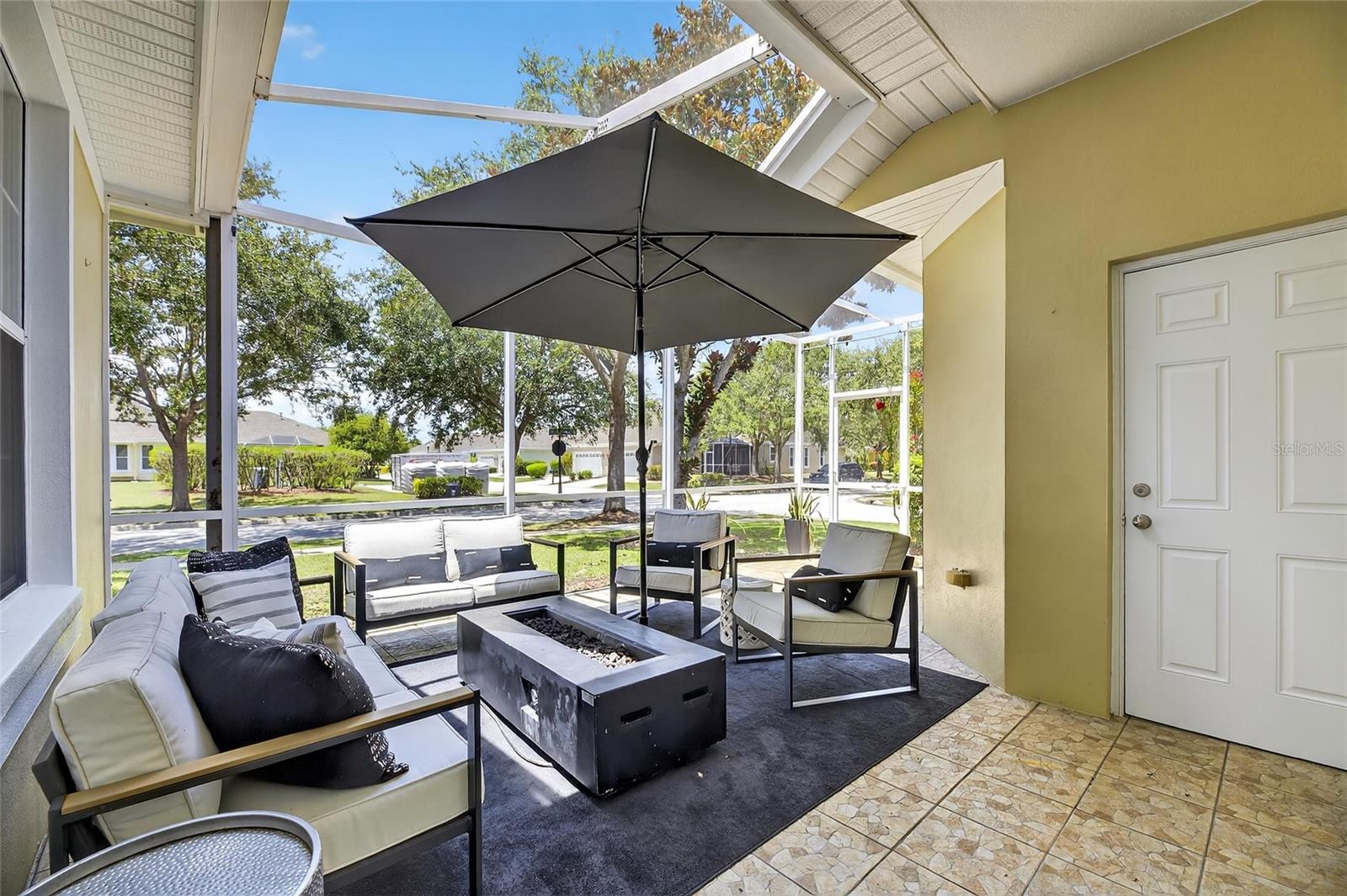 rear patio