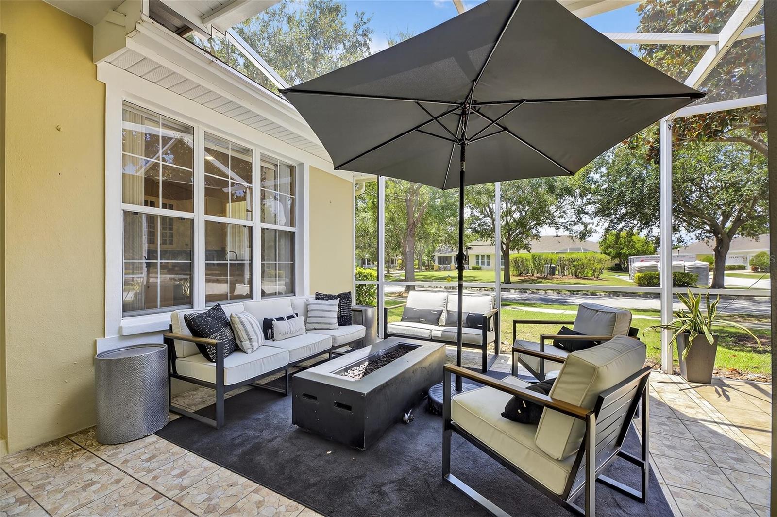 rear patio
