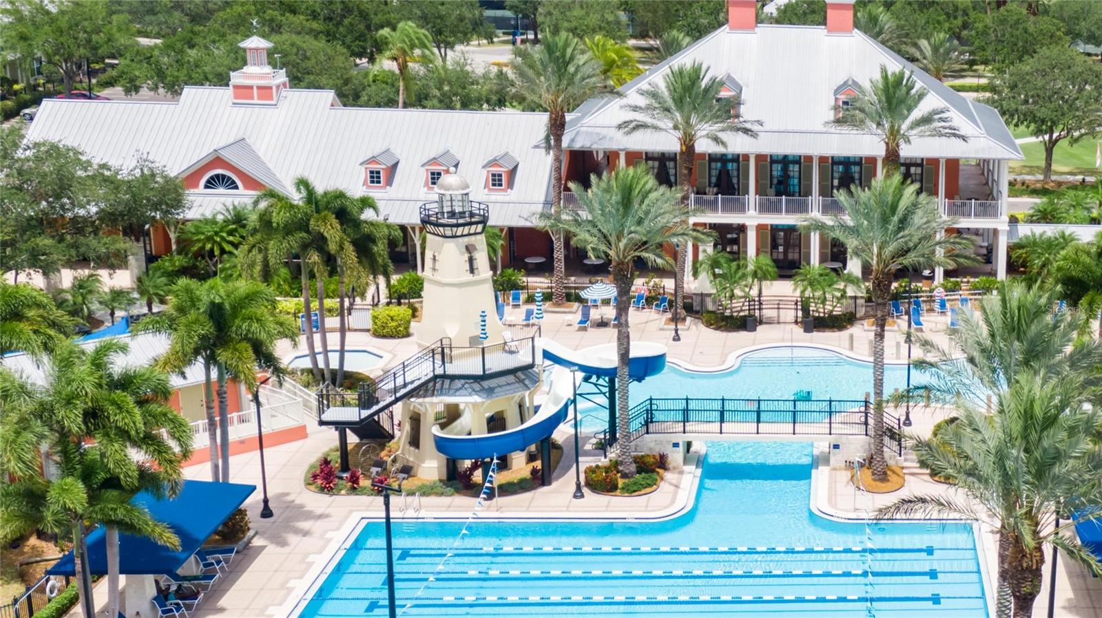 resort style pool