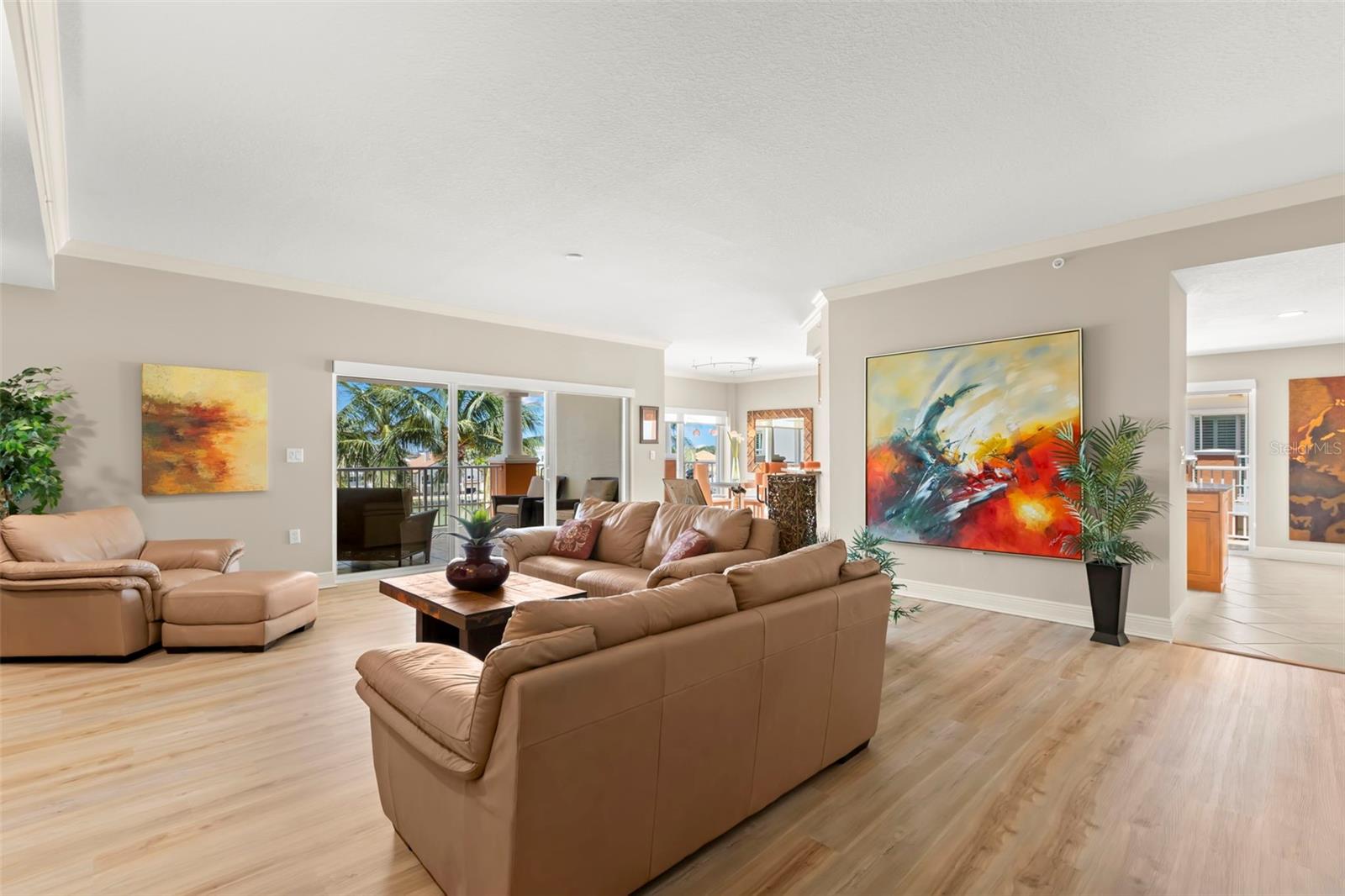 Spacious open layout