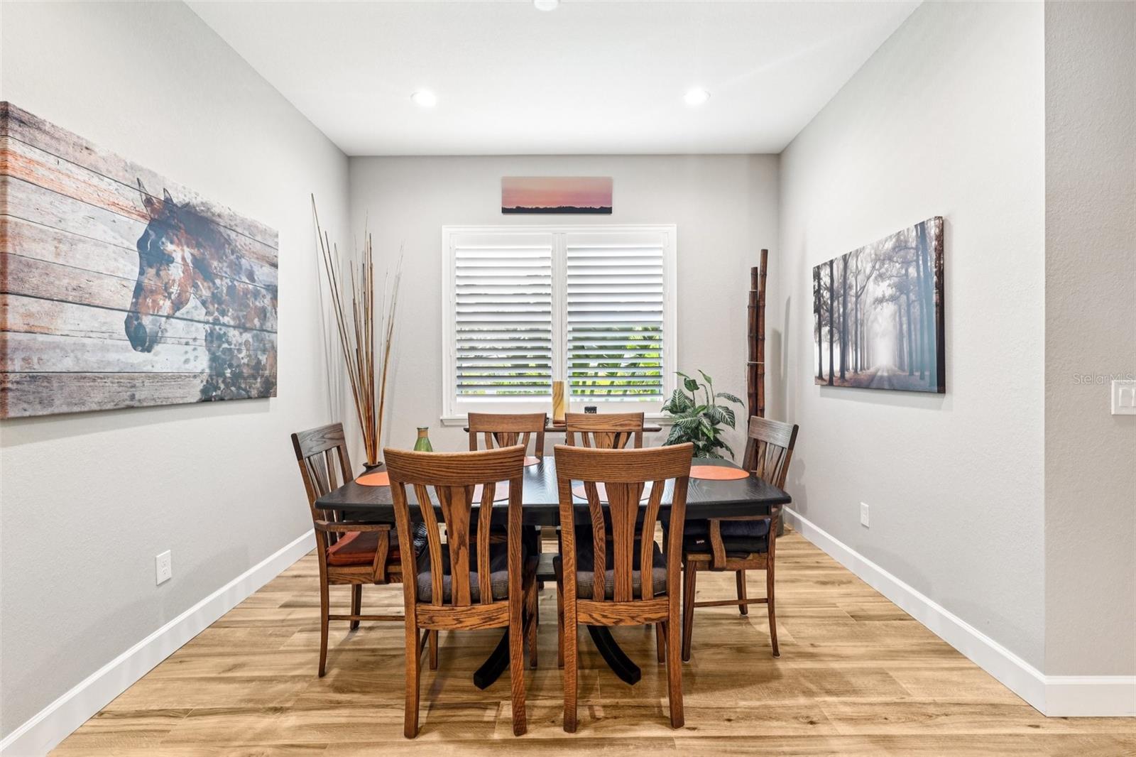 Large dining room!