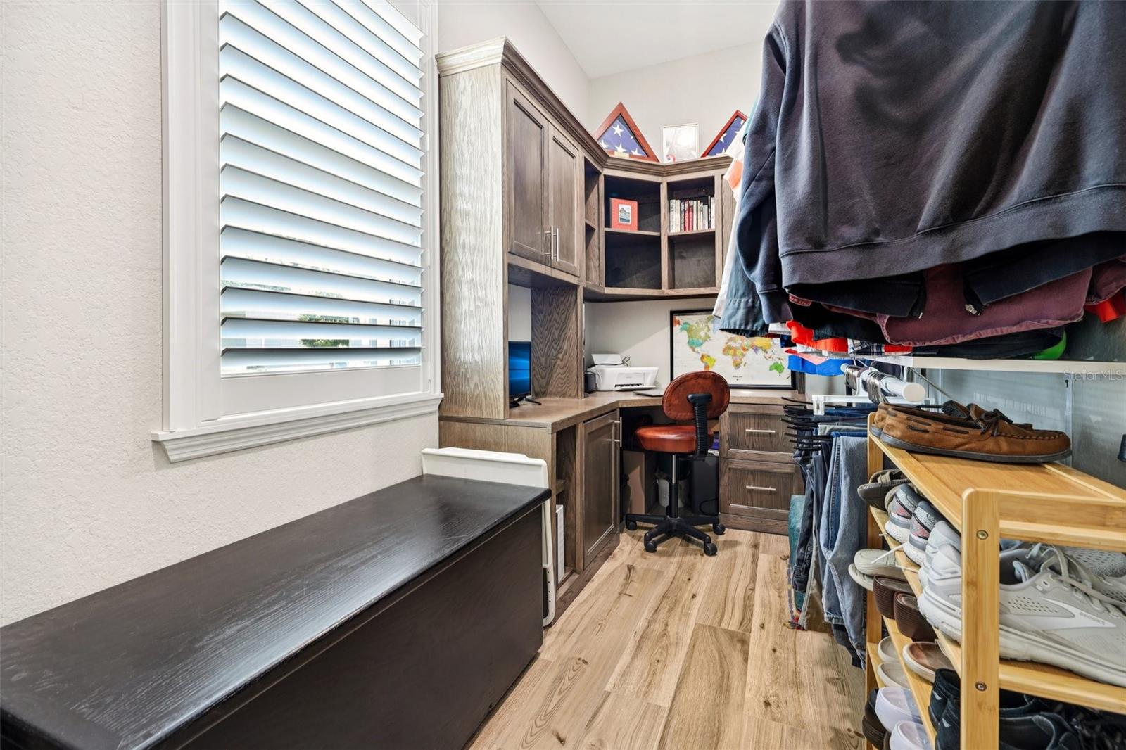 Huge master walk in closet