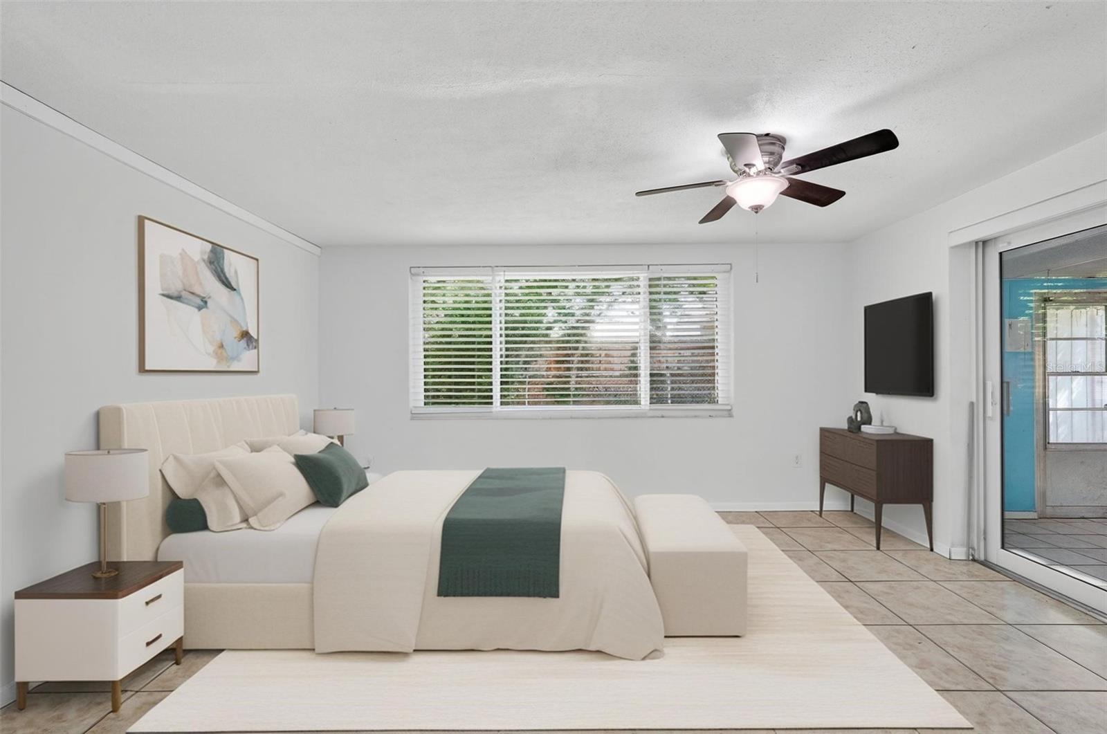 Virtually Stage 3rd Bedroom
