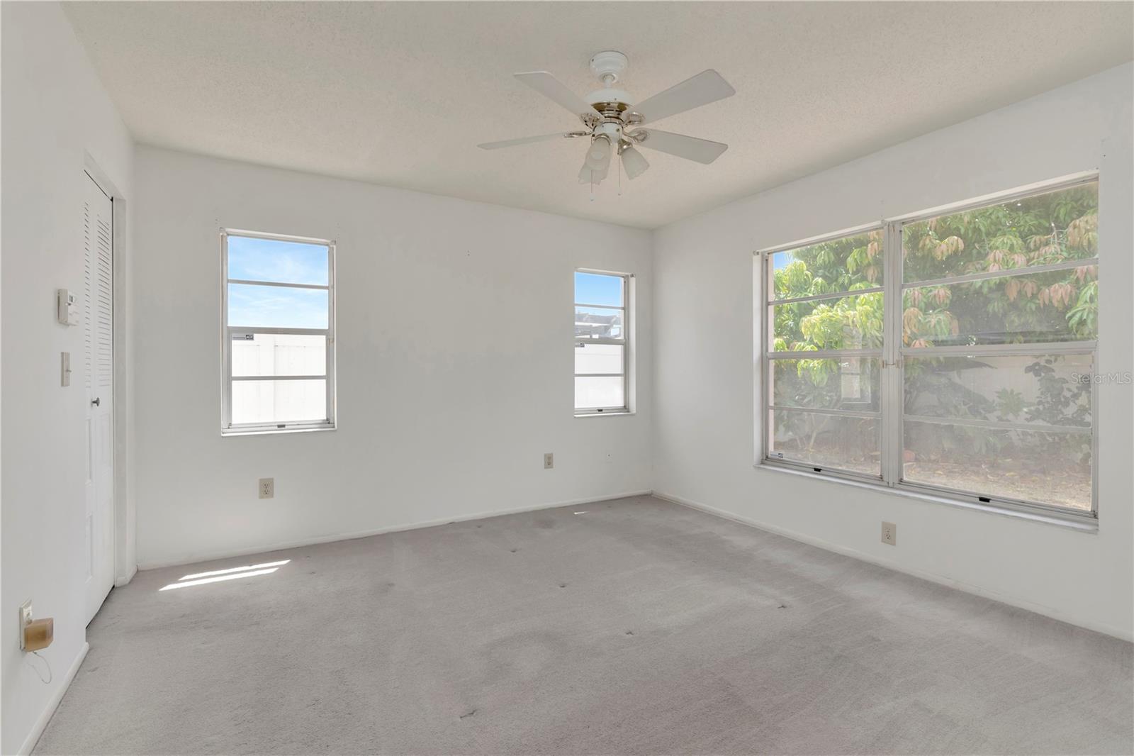Primary Bedroom at the back of the home