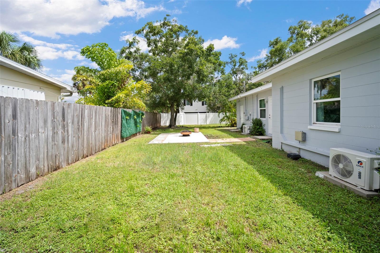 Backyard situated on an oversized lot!