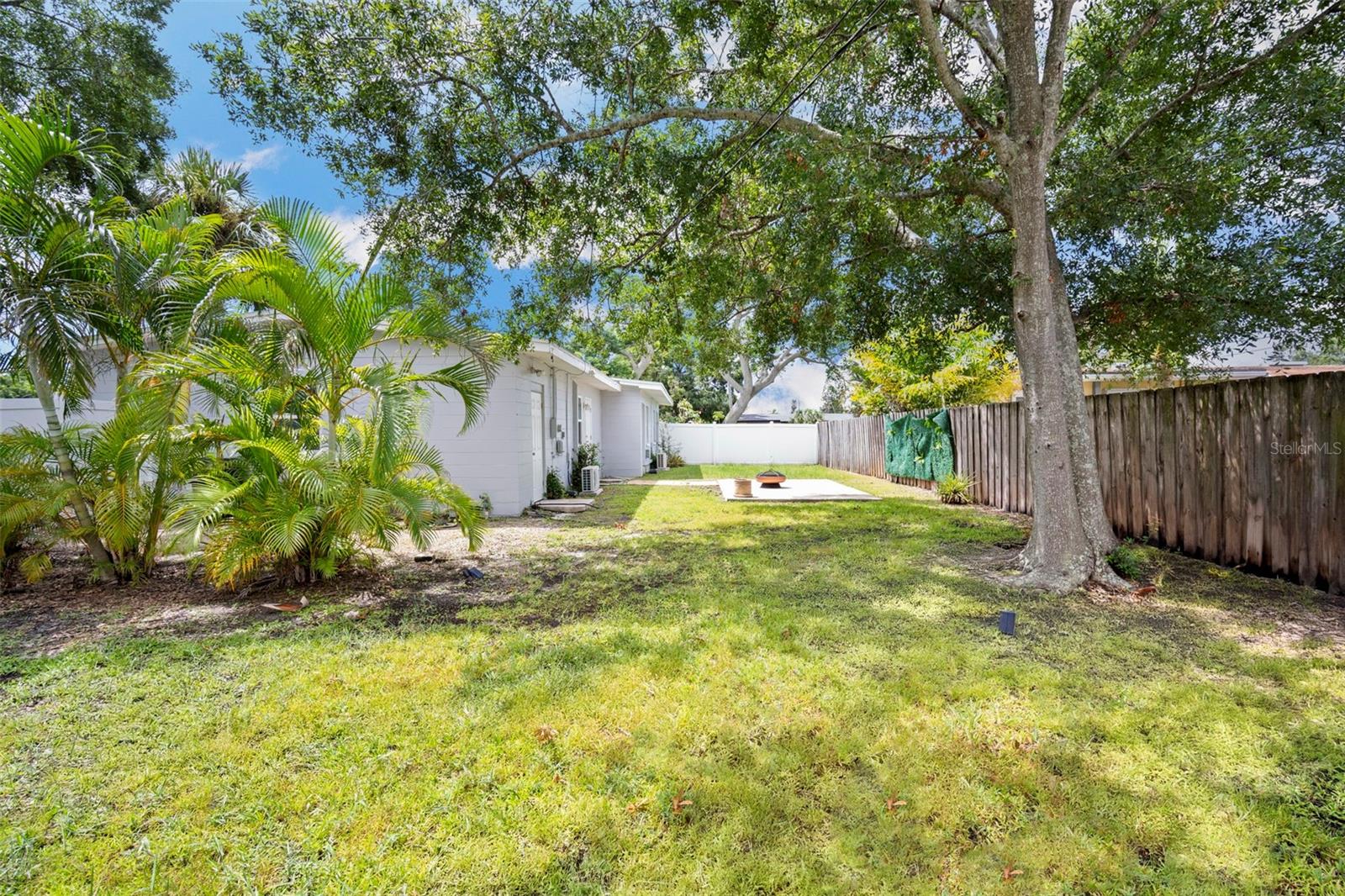 Backyard situated on an oversized lot!