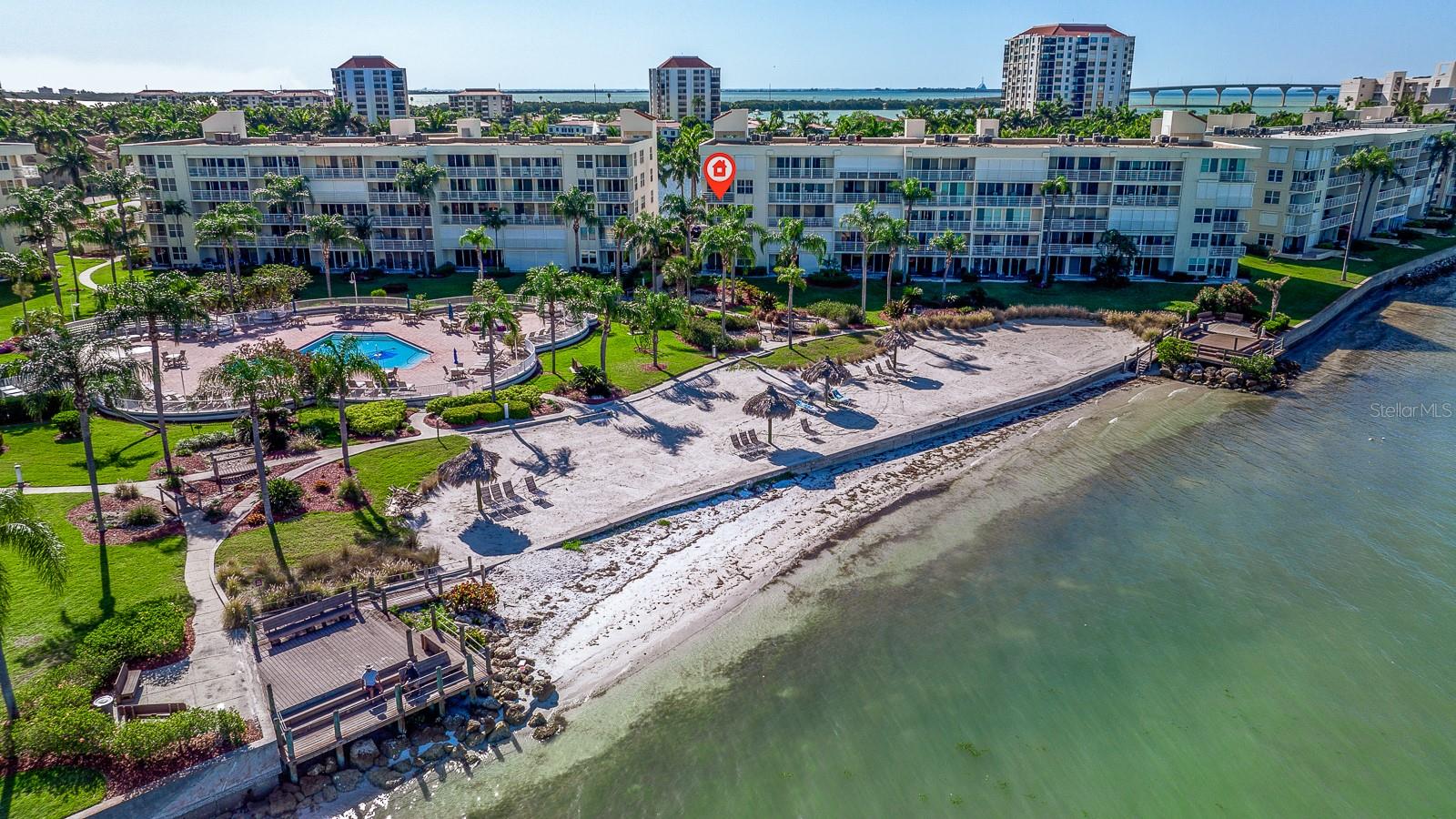 On Site Beach Area for Association Members