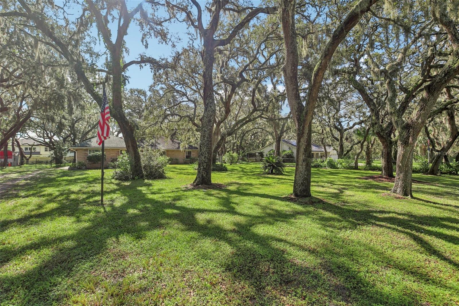 Fully fenced .85 acre lot
