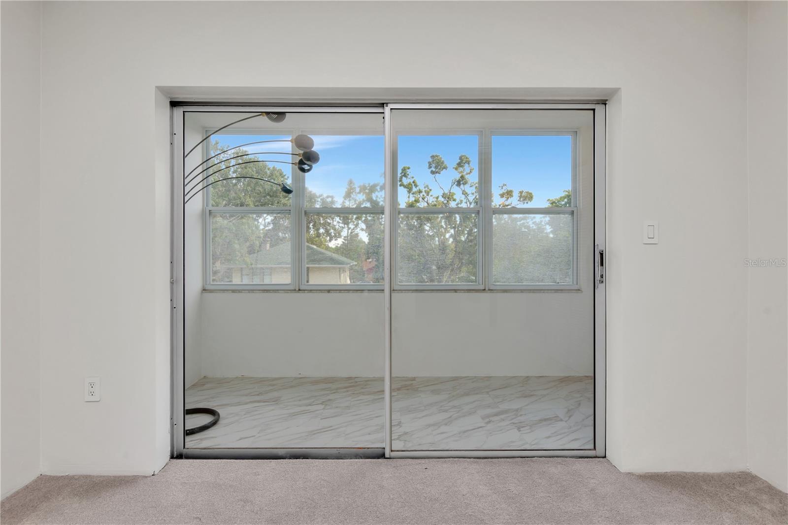 Balcony door