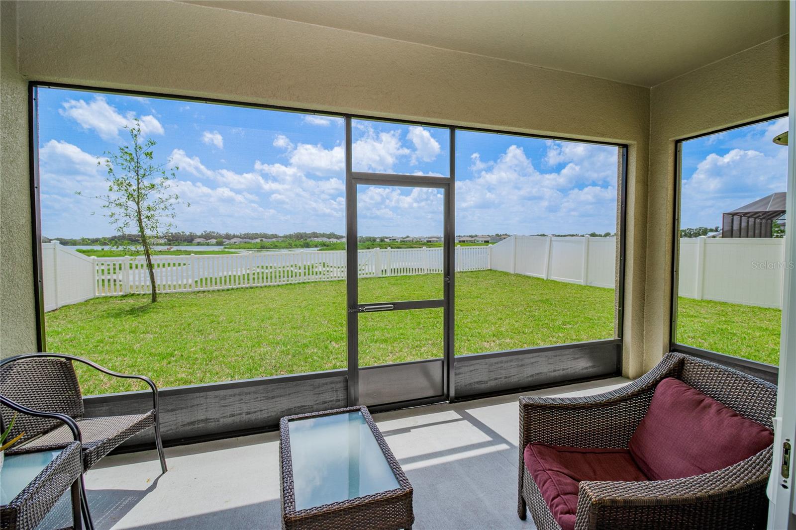 Rear Screened Patio