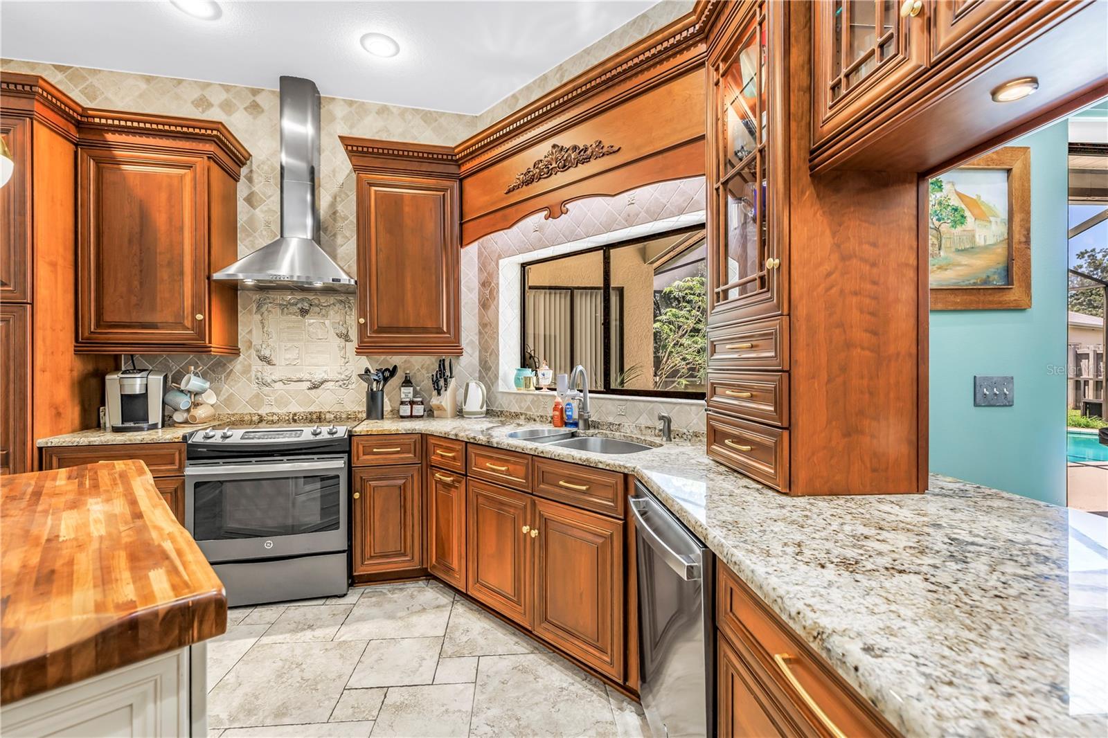Custom kitchen cabinetry