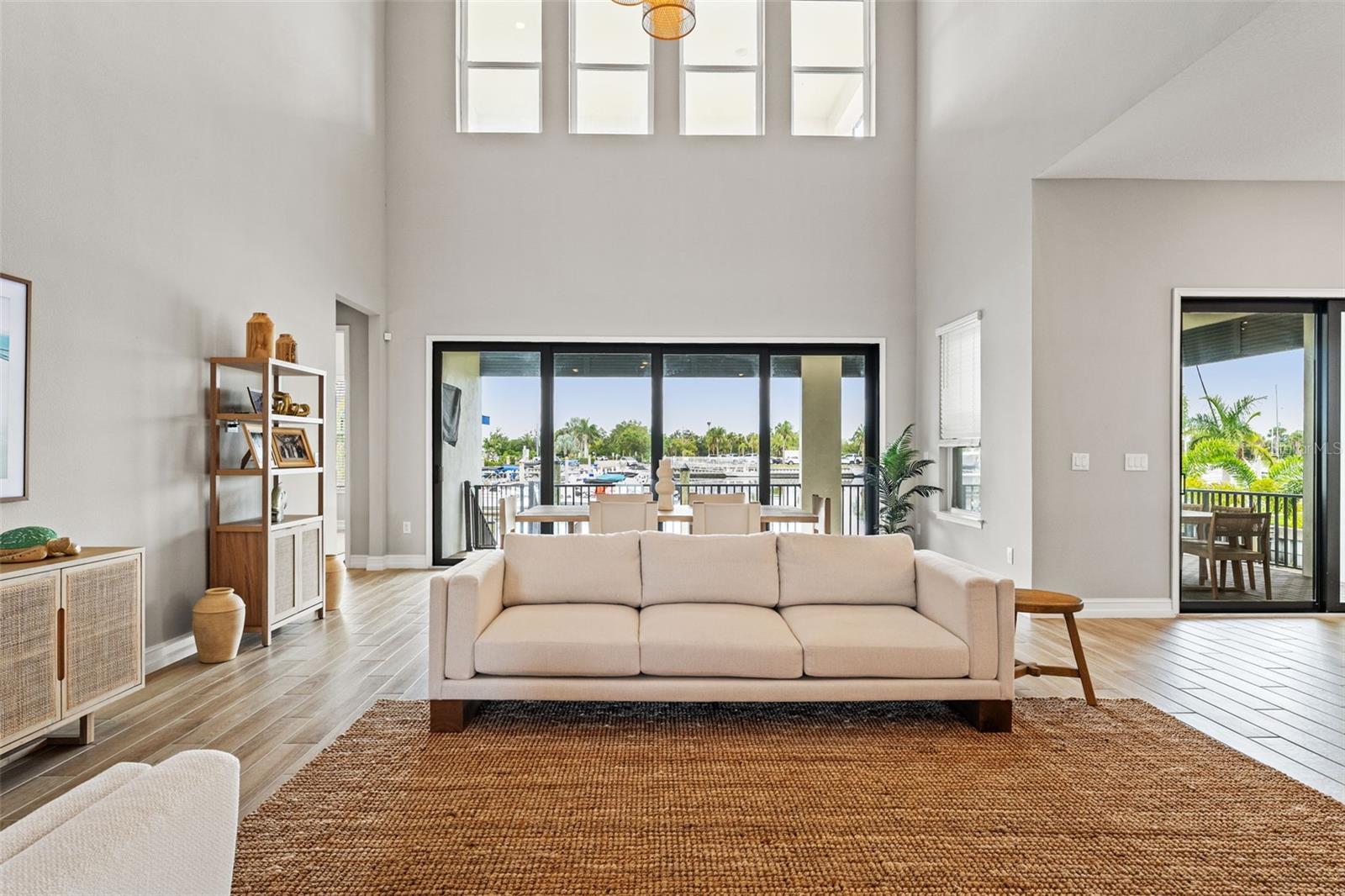 Living/Dining/Marina view