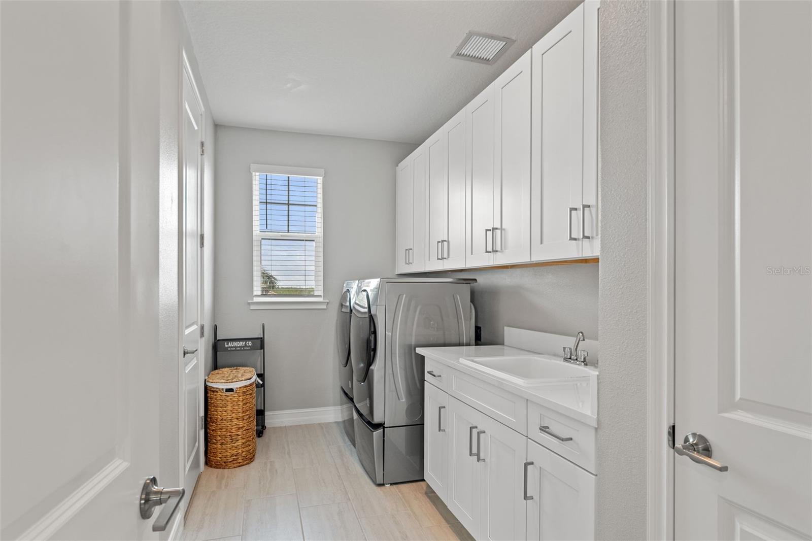 Upstairs Laundry room