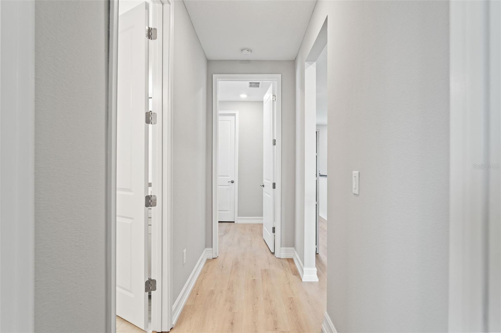 Upstairs hallway leading to bedroom 4