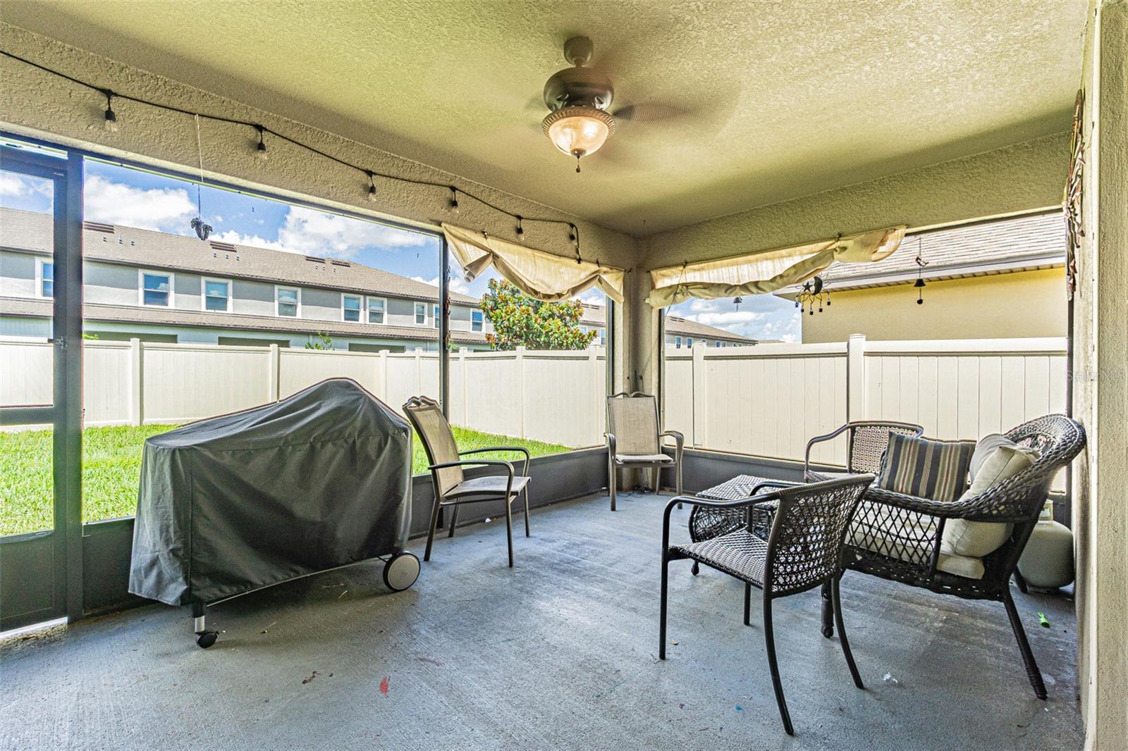 screenend back porch