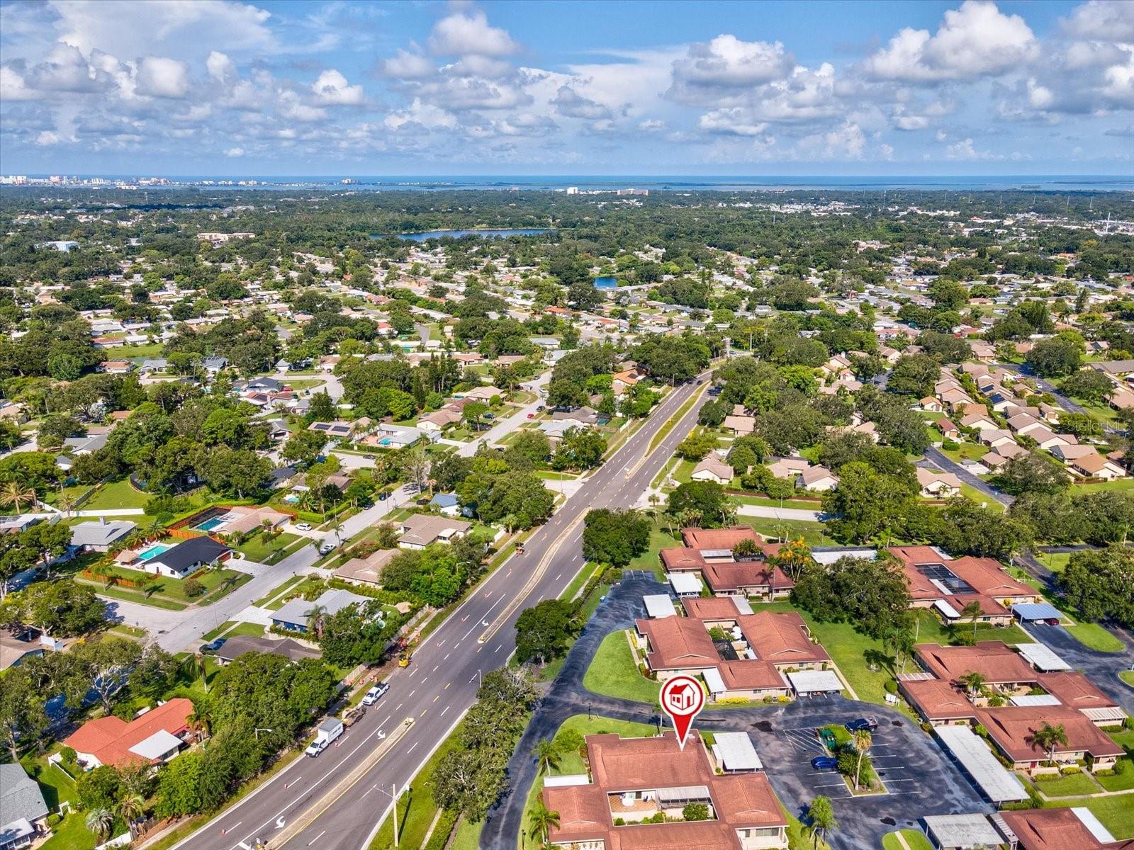 Aerial Looking West