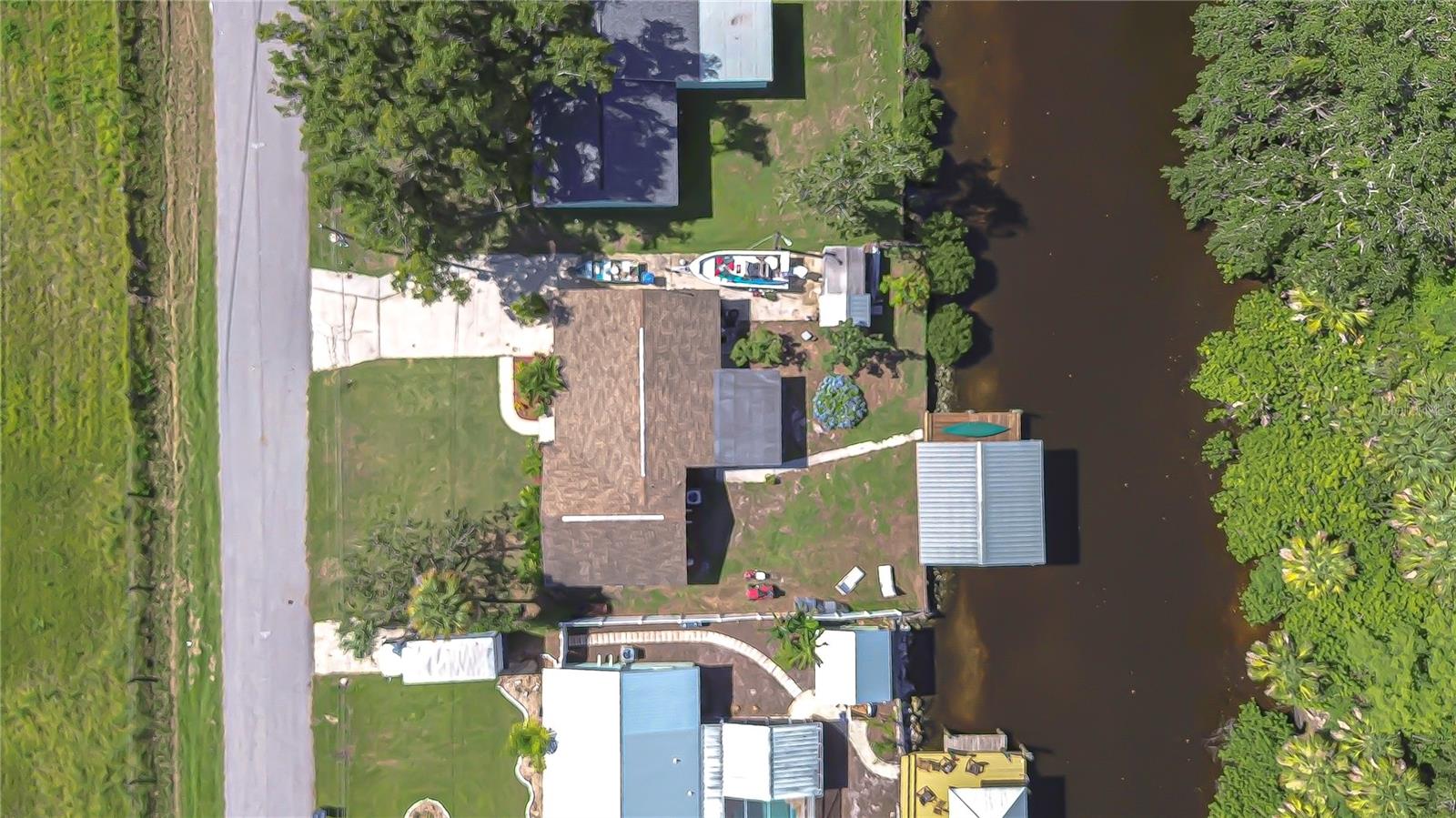 Aerial View of Your Riverfront Retreat!